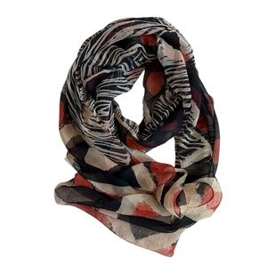 Vintage Anne Toomey Silk Made in England Scarf